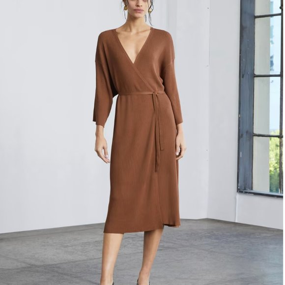 Everlane Dresses & Skirts - NWT Ribbed Wrap Dress